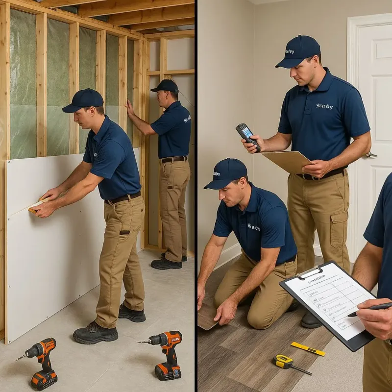 Repairs and Reconstruction process in Hall County, NE